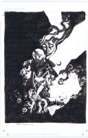 Mike Mignola | b. P. R. D omnibus # 10 cover (hellboy) issue 10 page cover | Kwan Chang