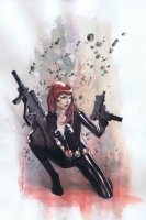 Olivier Coipel | covers / pinups issue black widow # 05 page cover | Kwan Chang